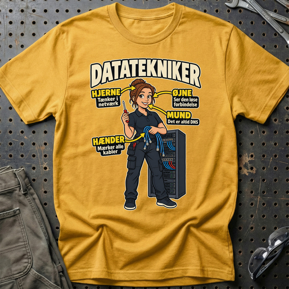 
Produktbillede af Datatekniker – Anatomi T-Shirt
