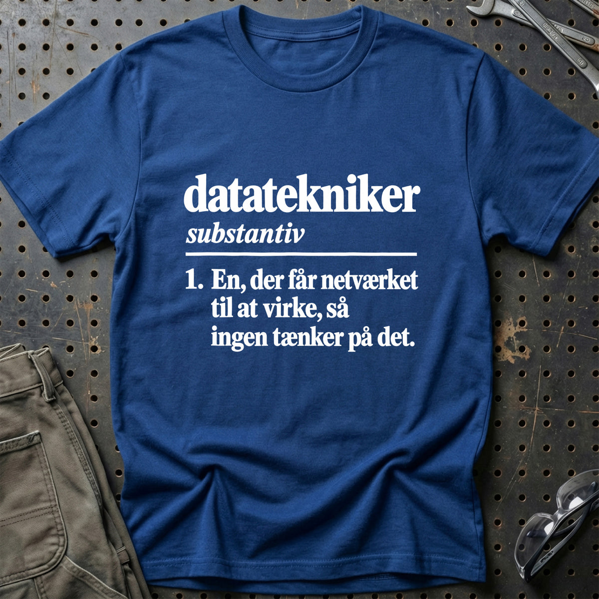 
Datatekniker – Definition T-Shirt – Blå Royal