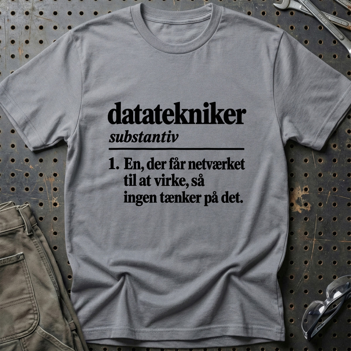 
Datatekniker – Definition T-Shirt – Grå Sport