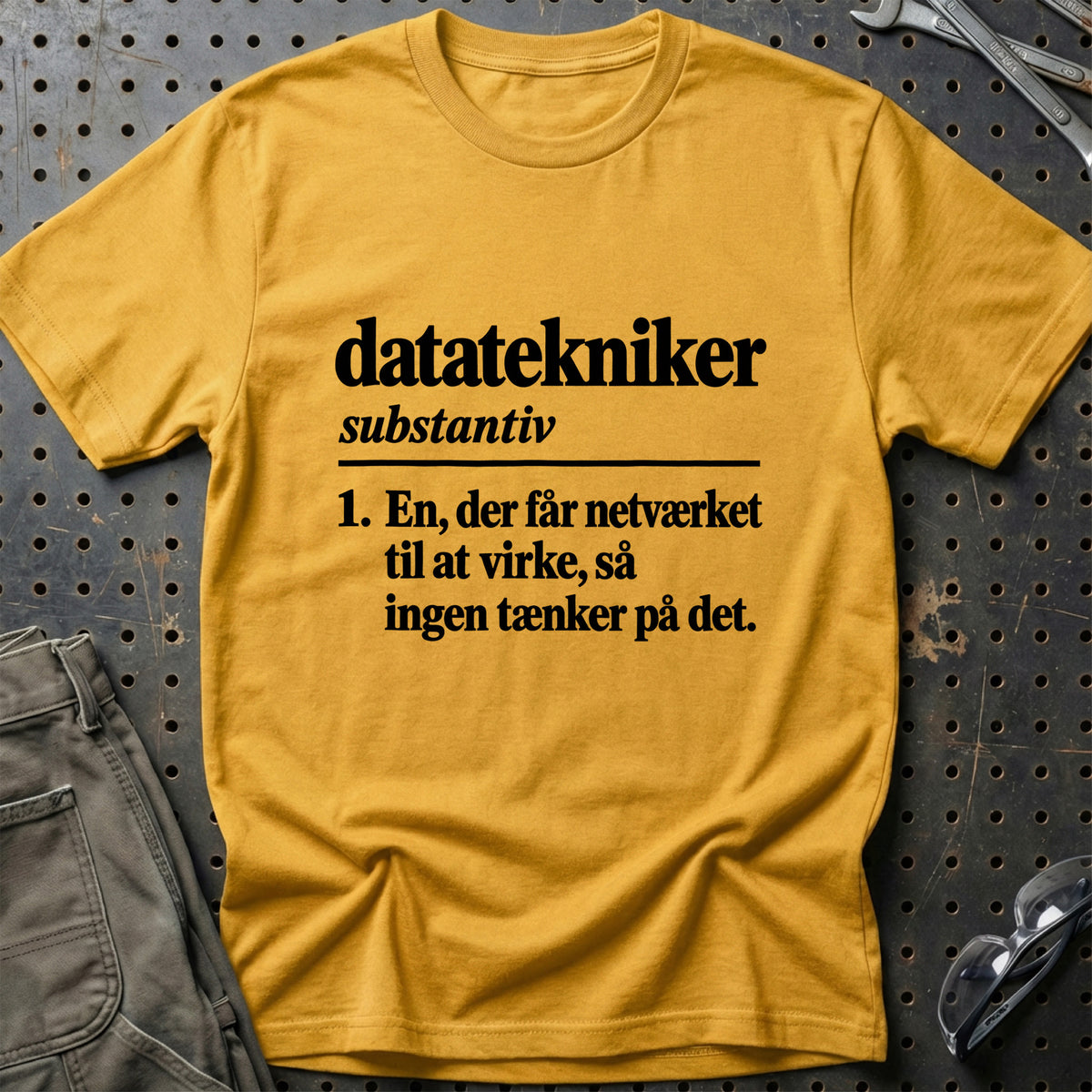 
Datatekniker – Definition T-Shirt – Guld