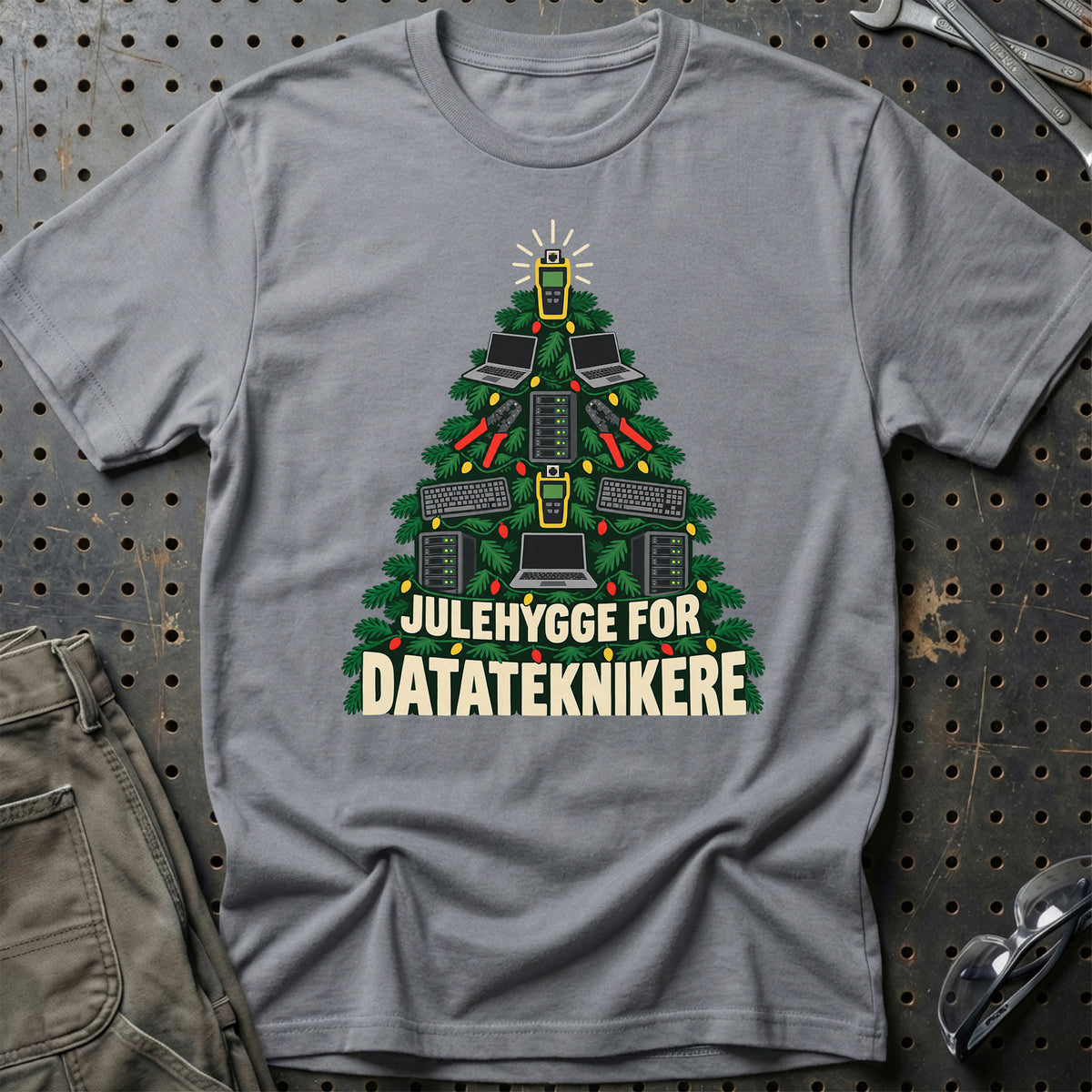 
Datatekniker – Julehygge – Unisex T-Shirt – Grå Sport