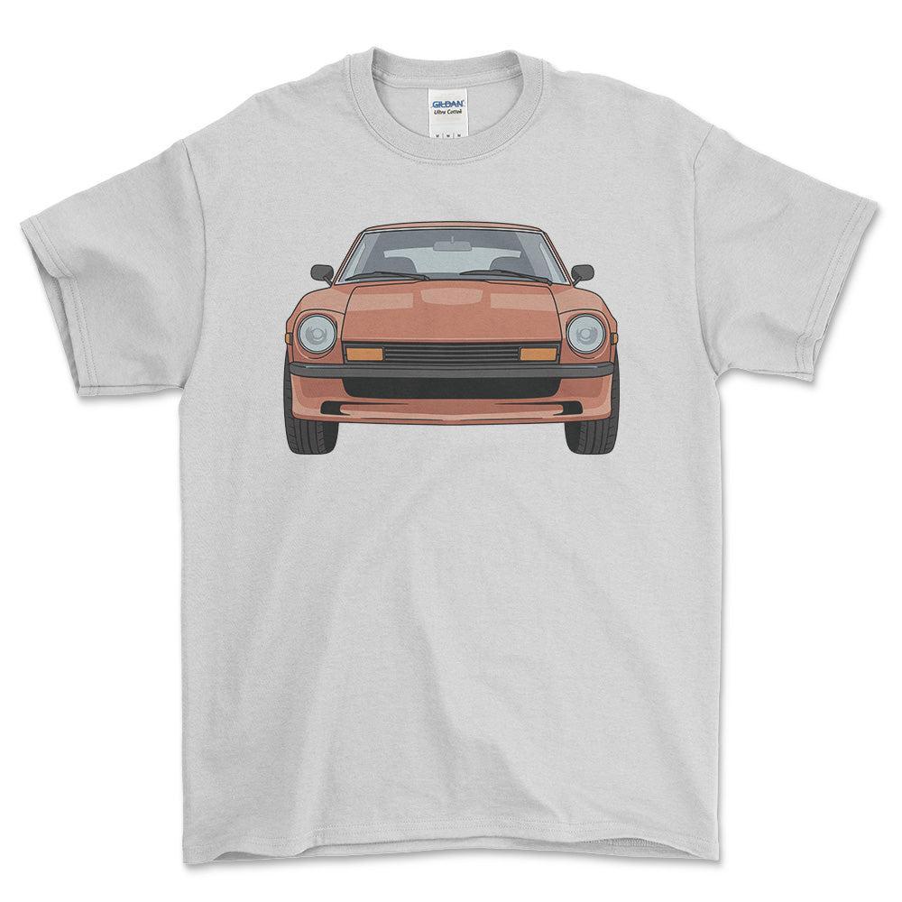 Datsun 280Z 1976 - Unisex T-Shirt-Beklædning-Datsun-Hvid-S-Forside-Garage Culture Shop- garage - man cave - merchandise