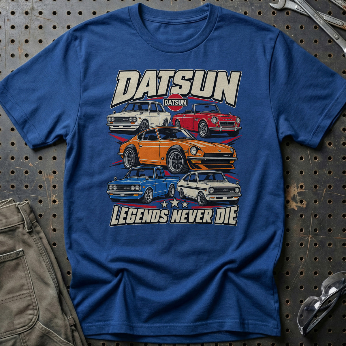 
Produktbillede af Datsun Legends Never Die T-Shirt