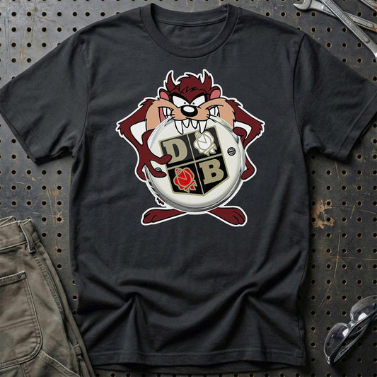 David Brown TAZ Unisex T-Shirt , Bomuld-Beklædning-David Brown-Sort-S-Garage Culture Shop- garage - man cave - merchandise