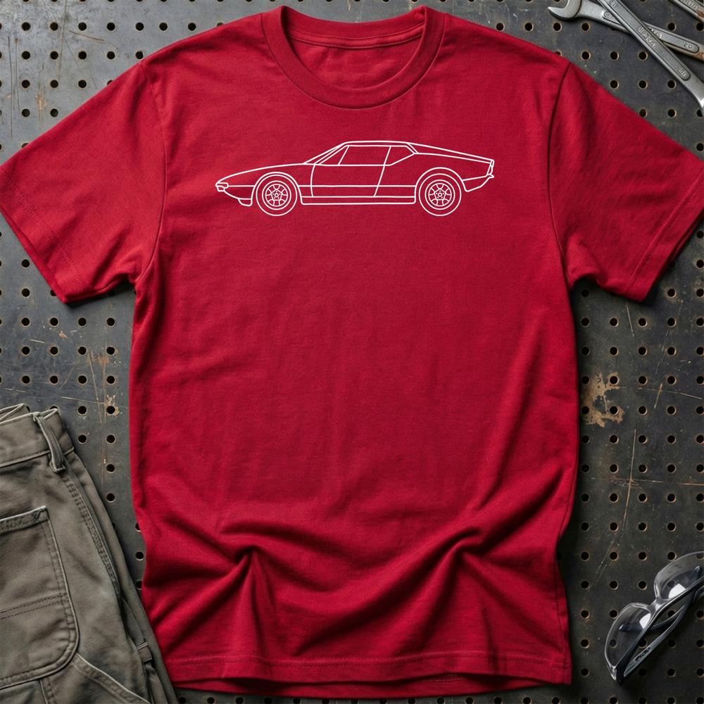 
Produktbillede af De Tomaso Pantera Outline T-Shirt