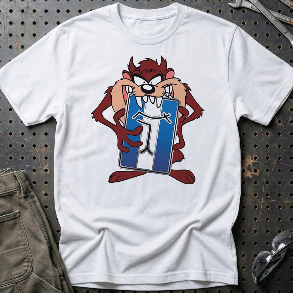 De Tomazo TAZ T-Shirt-Beklædning-De Tomazo-Hvid-S-Garage Culture Shop- garage - man cave - merchandise