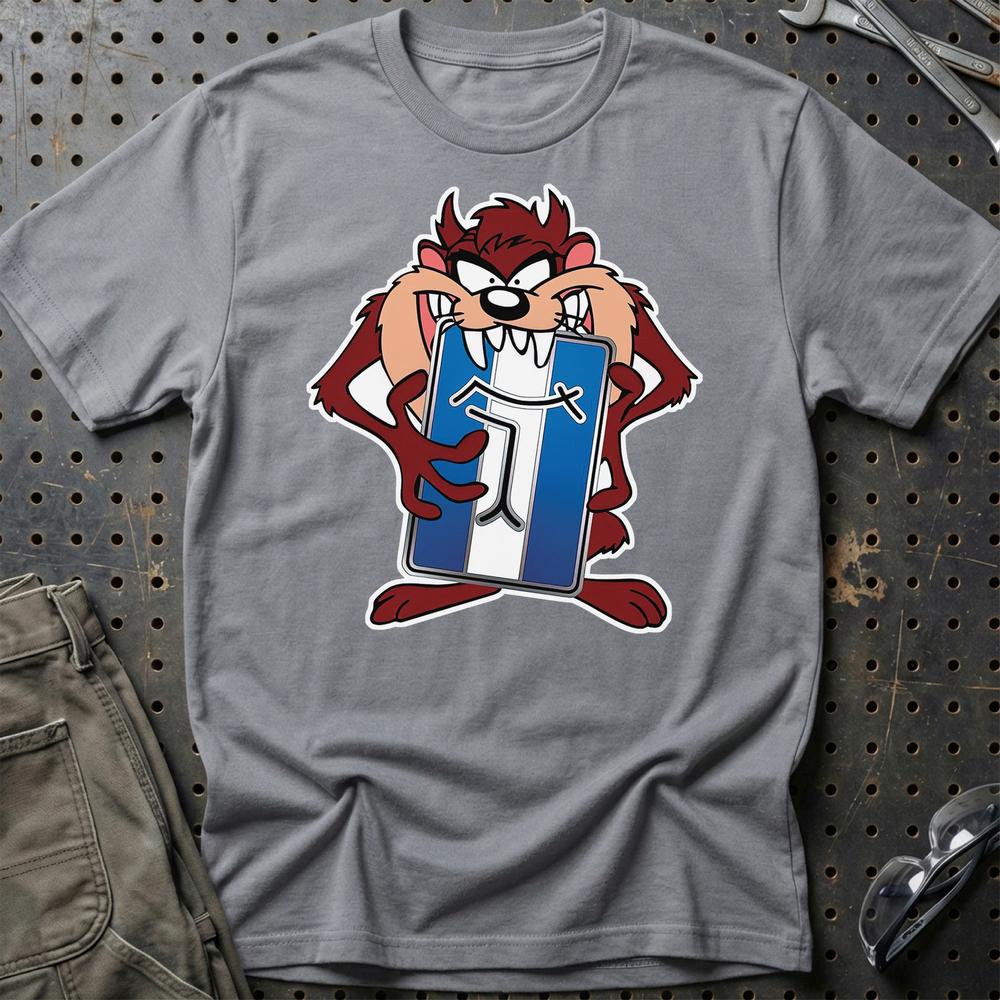De Tomazo TAZ T-Shirt-Beklædning-De Tomazo-Grå Sport-S-Garage Culture Shop- garage - man cave - merchandise