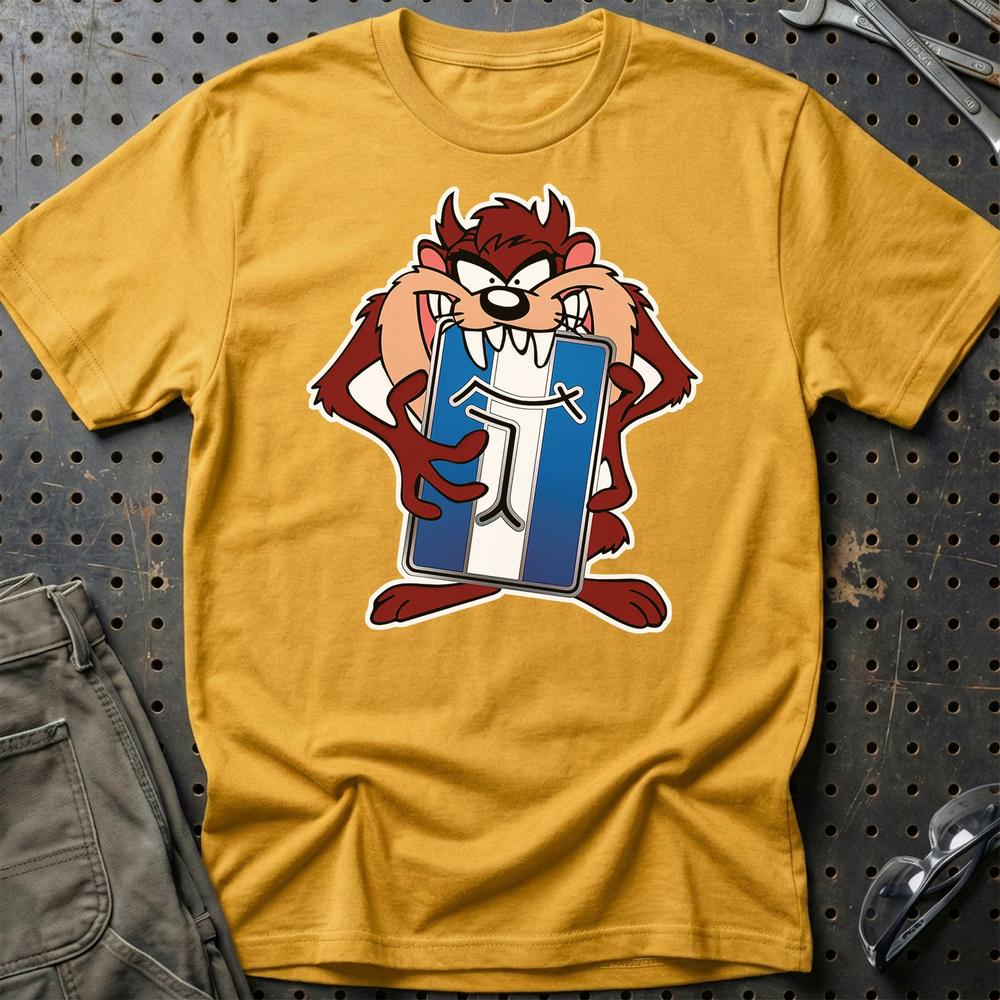 De Tomazo TAZ T-Shirt-Beklædning-De Tomazo-Guld-S-Garage Culture Shop- garage - man cave - merchandise