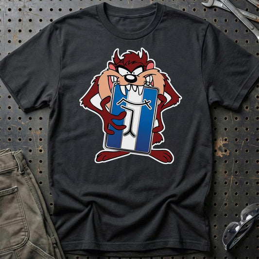 De Tomazo TAZ Unisex T-Shirt , Bomuld-Beklædning-De Tomazo-Sort-S-Garage Culture Shop- garage - man cave - merchandise