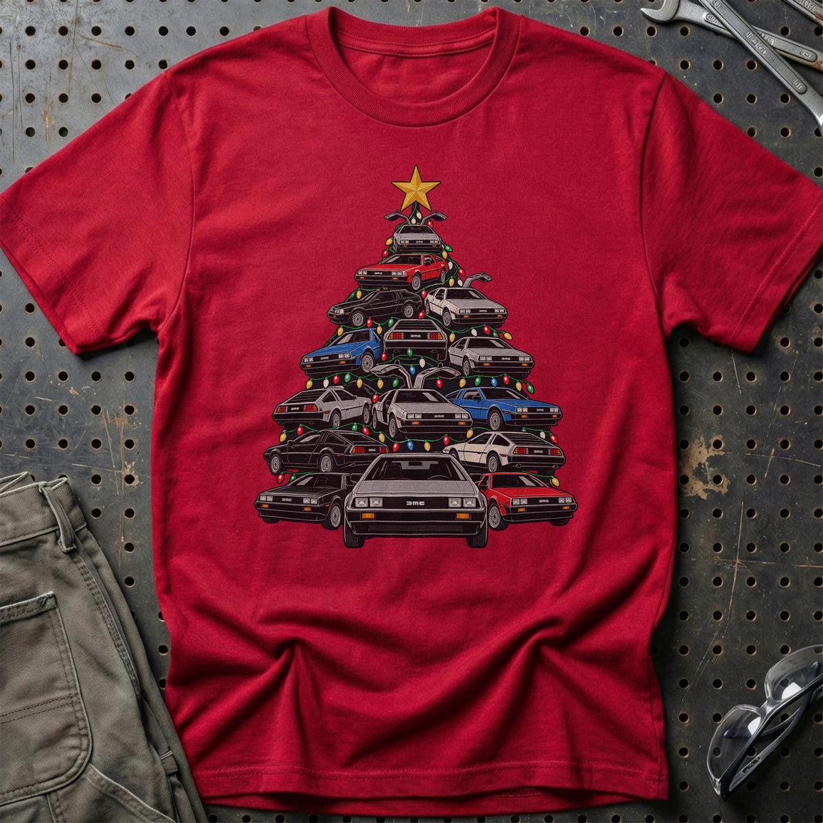 
Produktbillede af DeLorean Juletræ T-Shirt