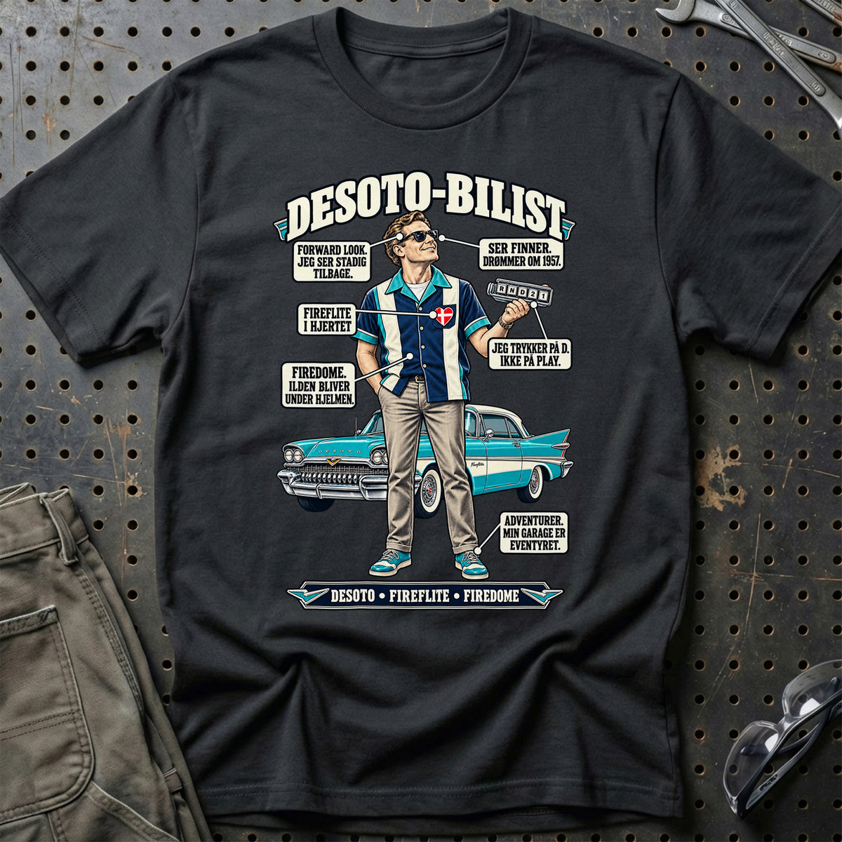 
DeSoto-Bilist T-Shirt – Sort