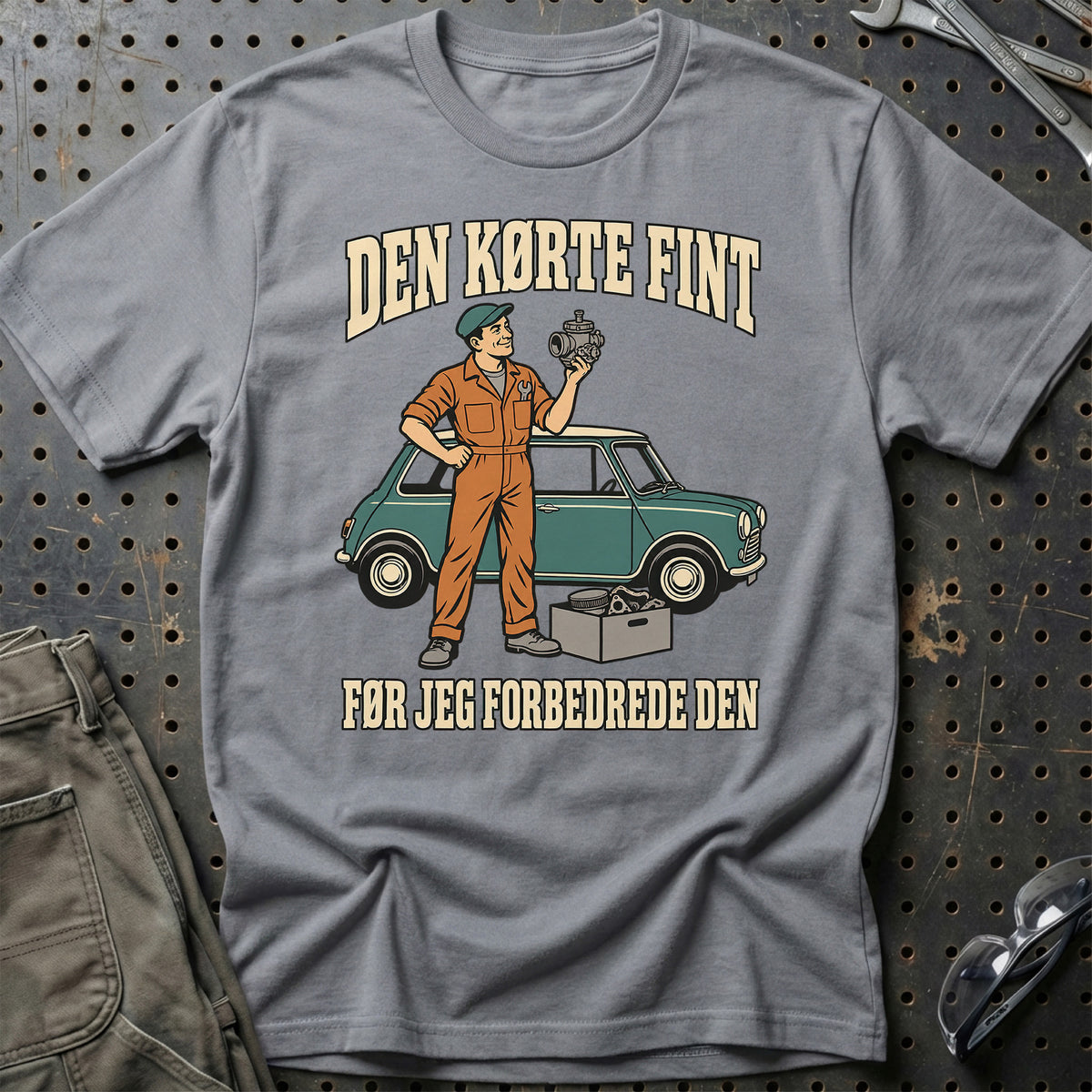 
Den kørte fint – Før jeg forbedrede den T-Shirt – Grå Sport