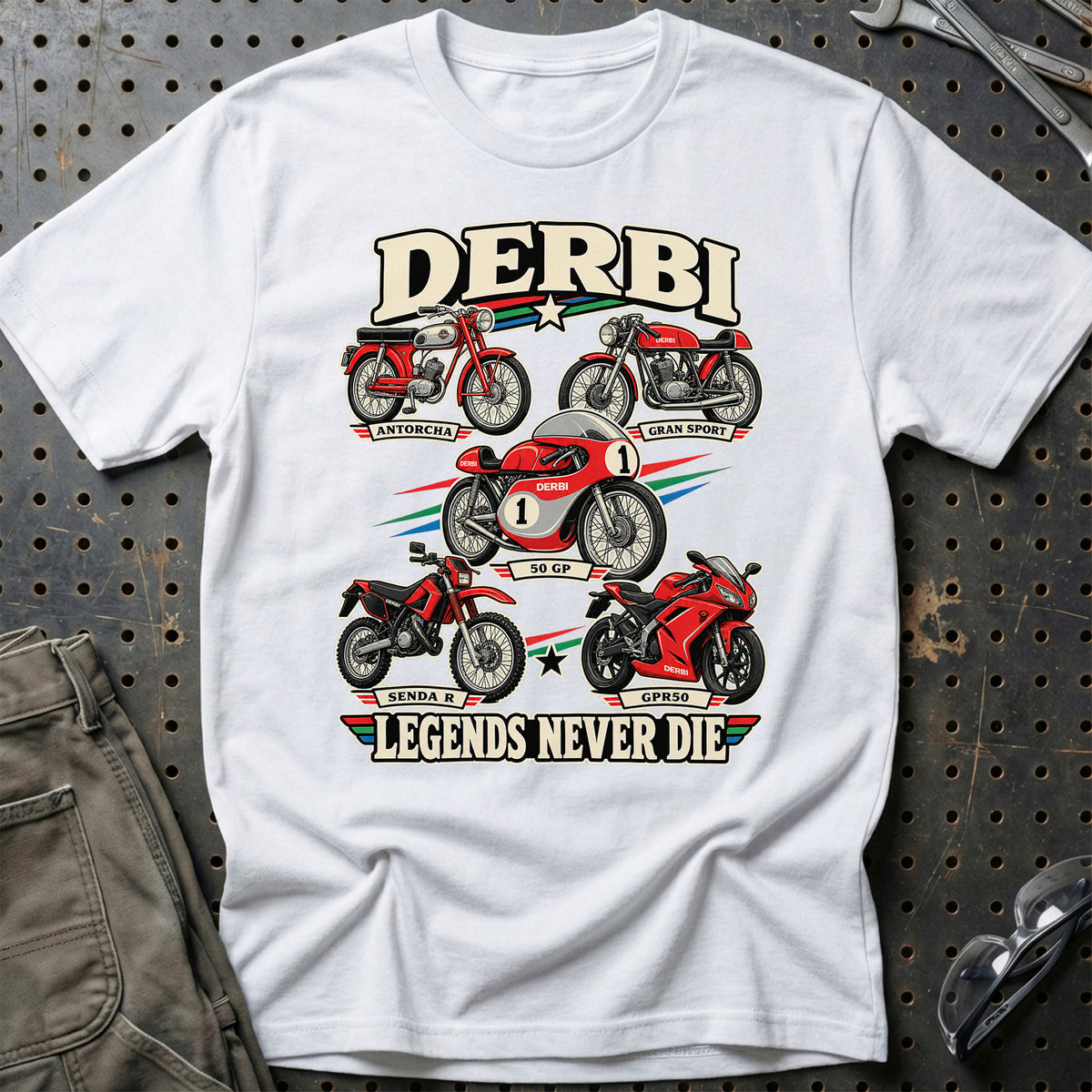 
Produktbillede af Derbi Legends Never Die T-Shirt