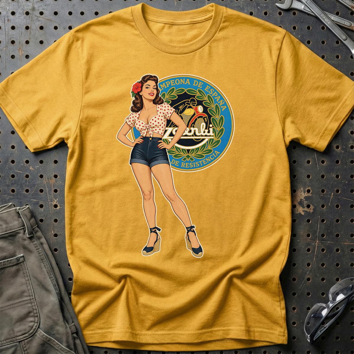 
Produktbillede af Derbi Retro Pinup T-Shirt