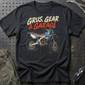 Derbi Senda 50 Trail – Grus, Gear & Garage T-Shirt-Beklædning-Derbi-Sort-S-Garage Culture Shop- garage - man cave - merchandise