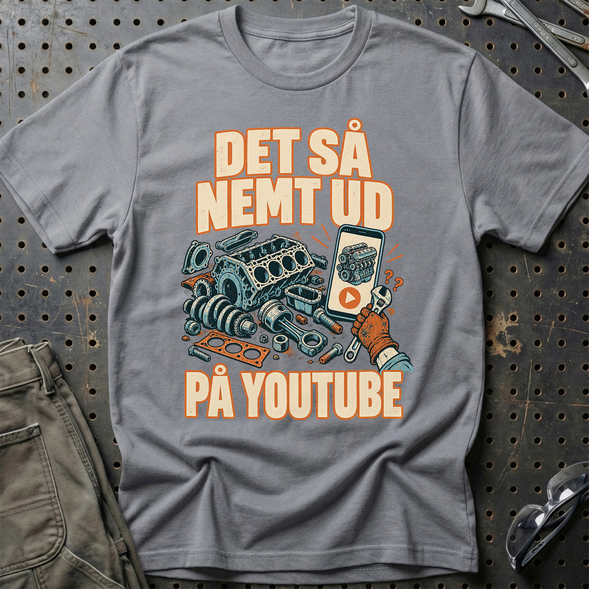 
Produktbillede af Det Så Nemt Ud På YouTube T-Shirt
