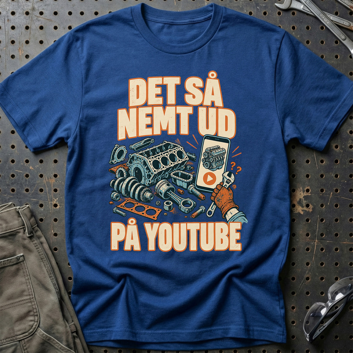 
Produktbillede af Det Så Nemt Ud På YouTube T-Shirt