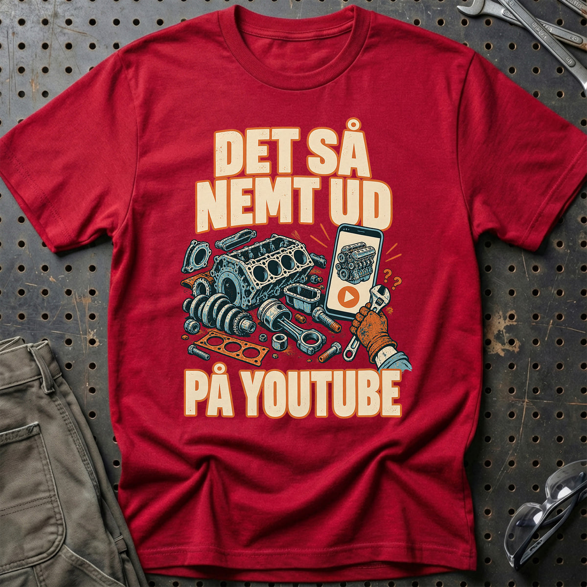 
Produktbillede af Det Så Nemt Ud På YouTube T-Shirt