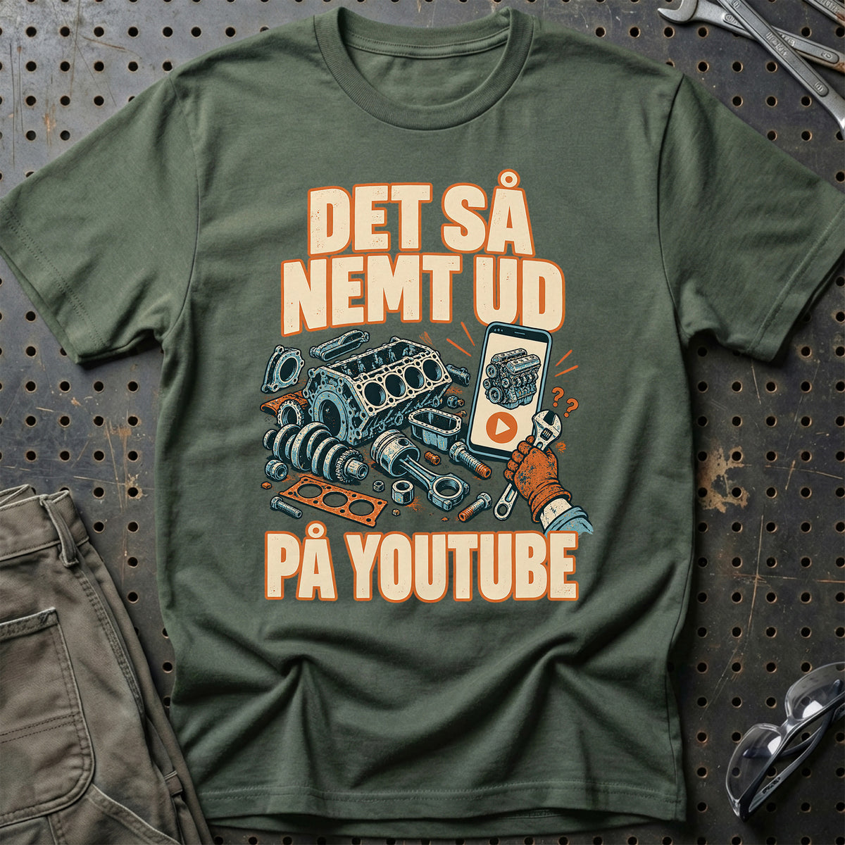 
Produktbillede af Det Så Nemt Ud På YouTube T-Shirt