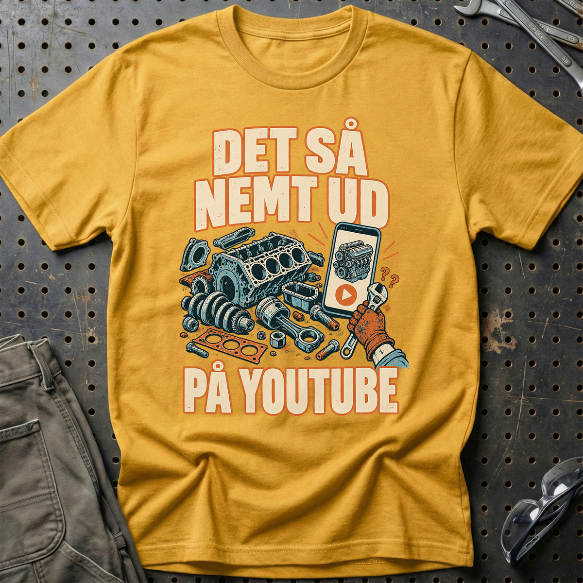 
Produktbillede af Det Så Nemt Ud På YouTube T-Shirt