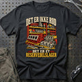 
Det er ikke rod – Det er et reservedelslager – Unisex T-Shirt – Sort
