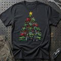 Deutz Juletræ T-Shirt-Beklædning-Deutz-Sort-S-Garage Culture Shop- garage - man cave - merchandise