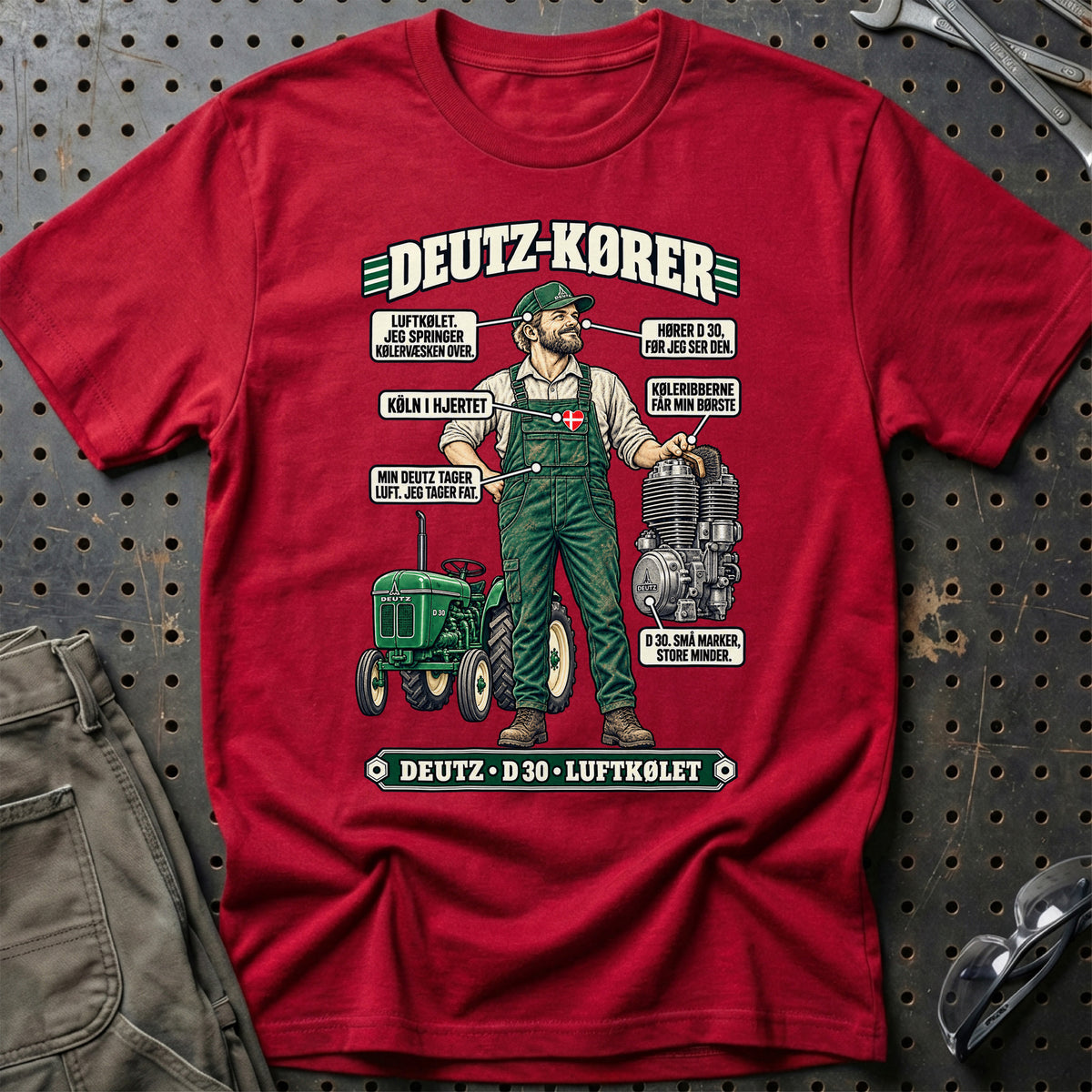 
Deutz-Kører T-Shirt – Rød