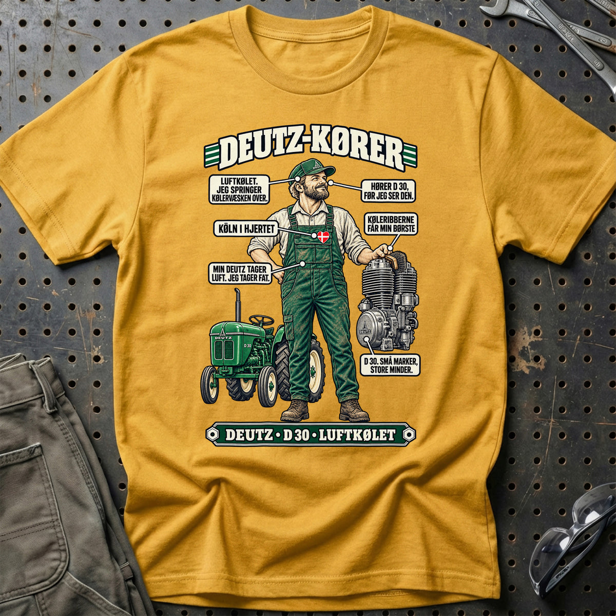 
Deutz-Kører T-Shirt – Guld