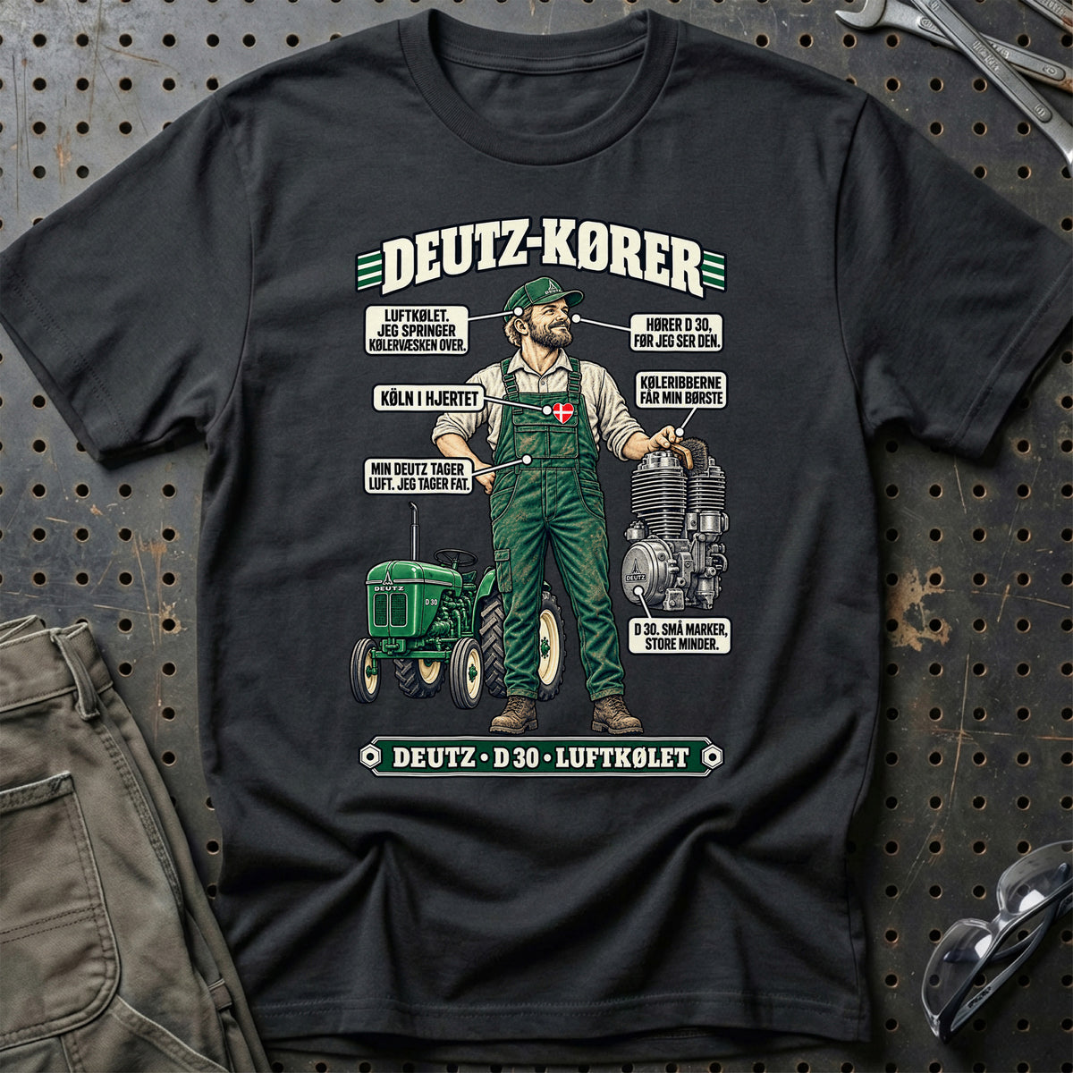 
Deutz-Kører T-Shirt – Sort