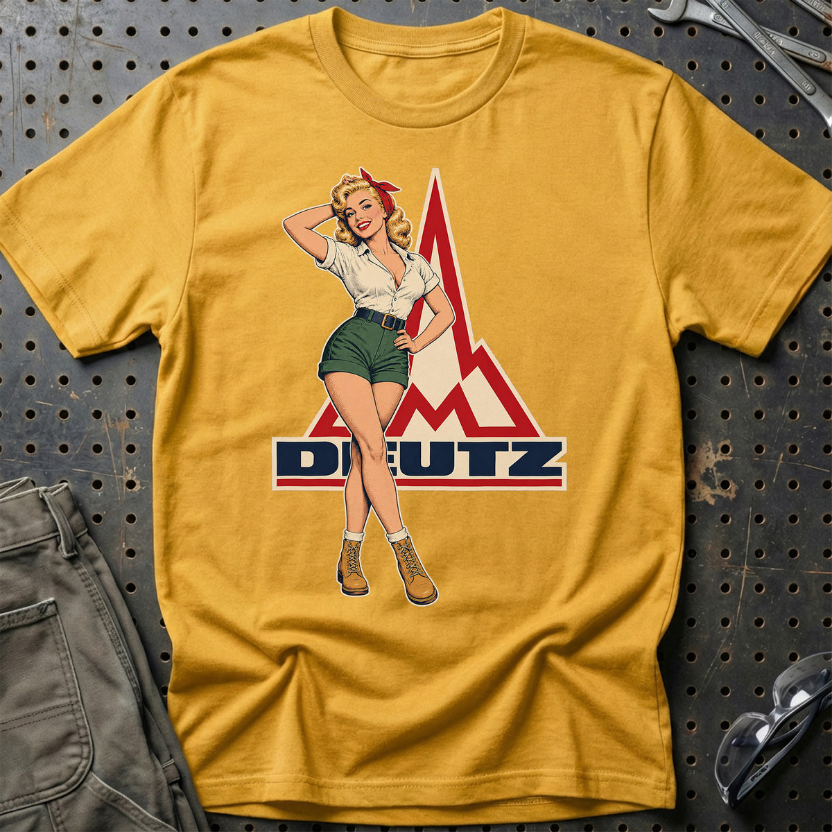 
Produktbillede af Deutz Retro Pinup T-Shirt