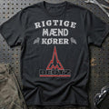 Deutz Rigtige Mænd Kører T-Shirt-Beklædning-Deutz-Sort-S-Garage Culture Shop- garage - man cave - merchandise