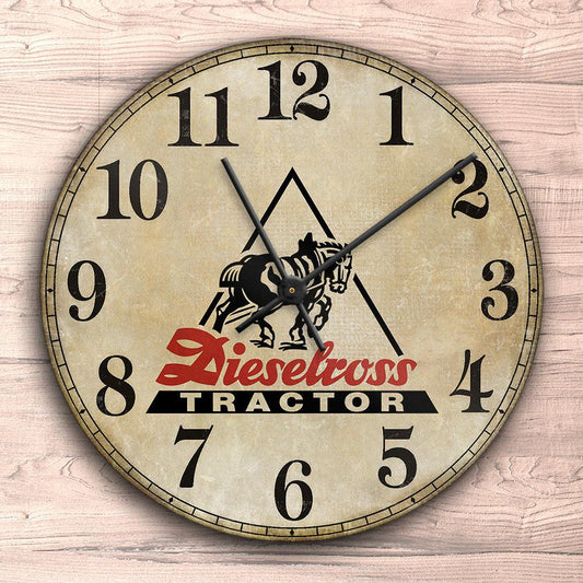 Dieselross Vægur Rundt-Clock-Dieselross-Garage Culture Shop- garage - man cave - merchandise