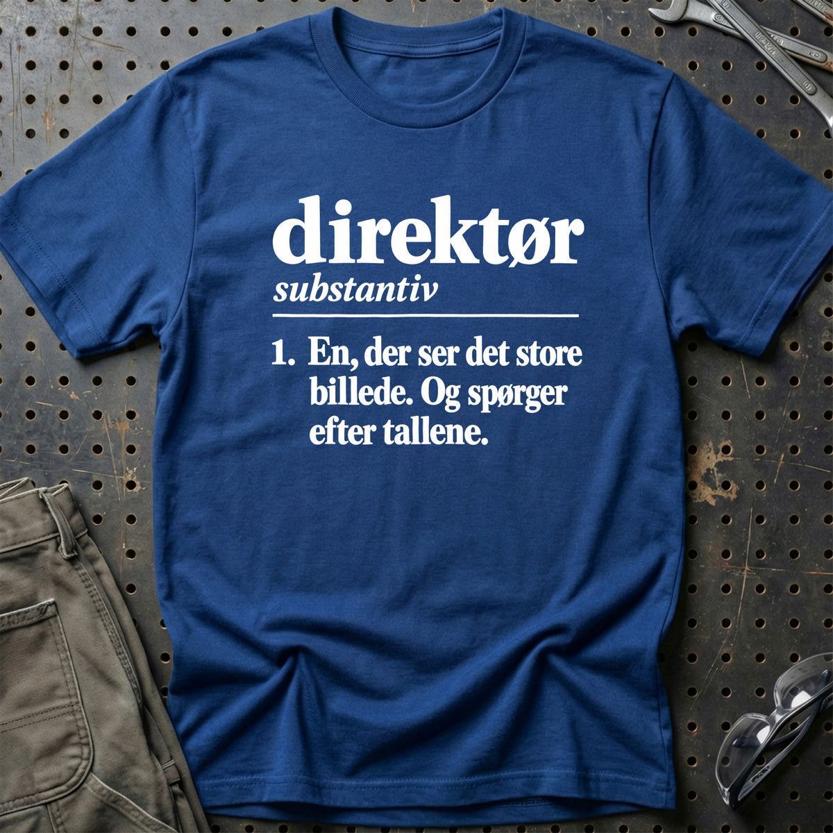 
Direktør – Definition T-Shirt – Blå Royal
