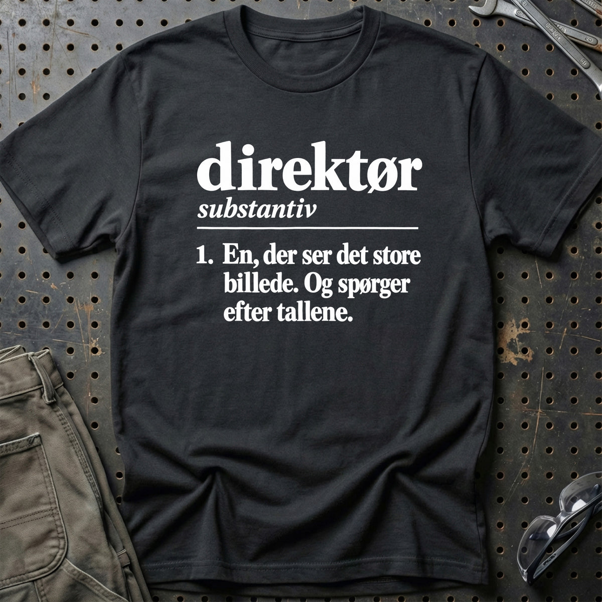 
Direktør – Definition T-Shirt – Sort
