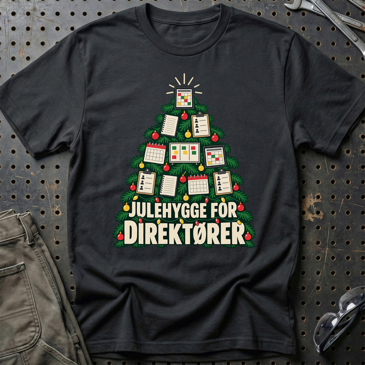 
Direktør – Julehygge – Unisex T-Shirt – Sort