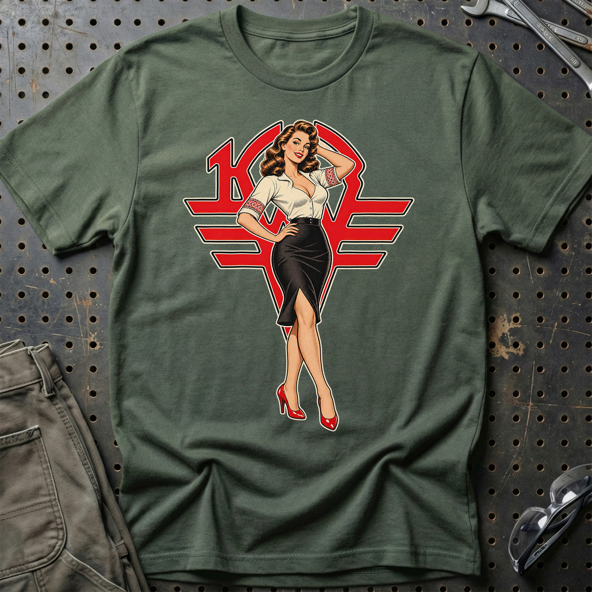 
Produktbillede af Dnepr Retro Pinup T-Shirt