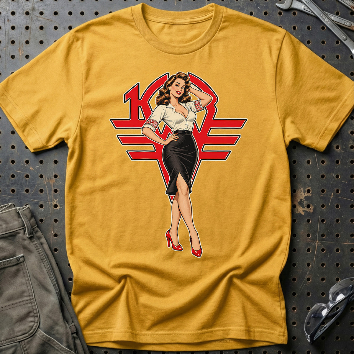 
Produktbillede af Dnepr Retro Pinup T-Shirt