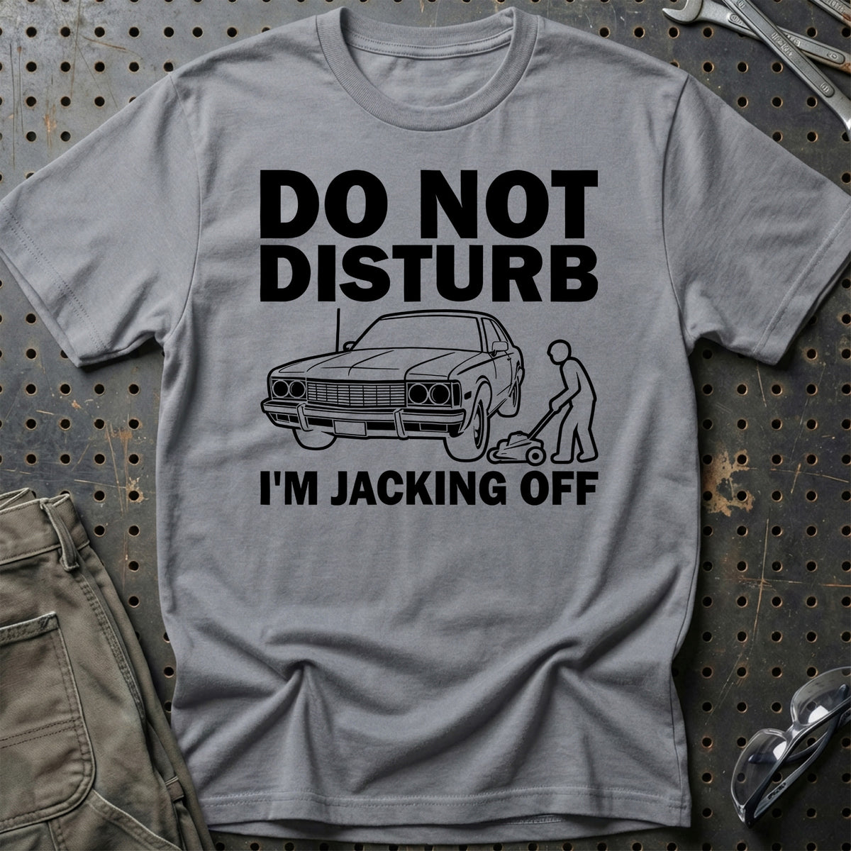 
Do Not Disturb I Am Jacking Off T-Shirt – Grå Sport