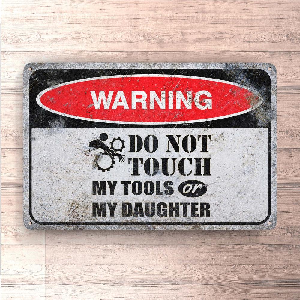 Do Not Touch My Tools Skilte, Musemåtte, Dørmåtte , Plakat-Skilte-Funny Garage-Garage Culture Shop- garage - man cave - merchandise
