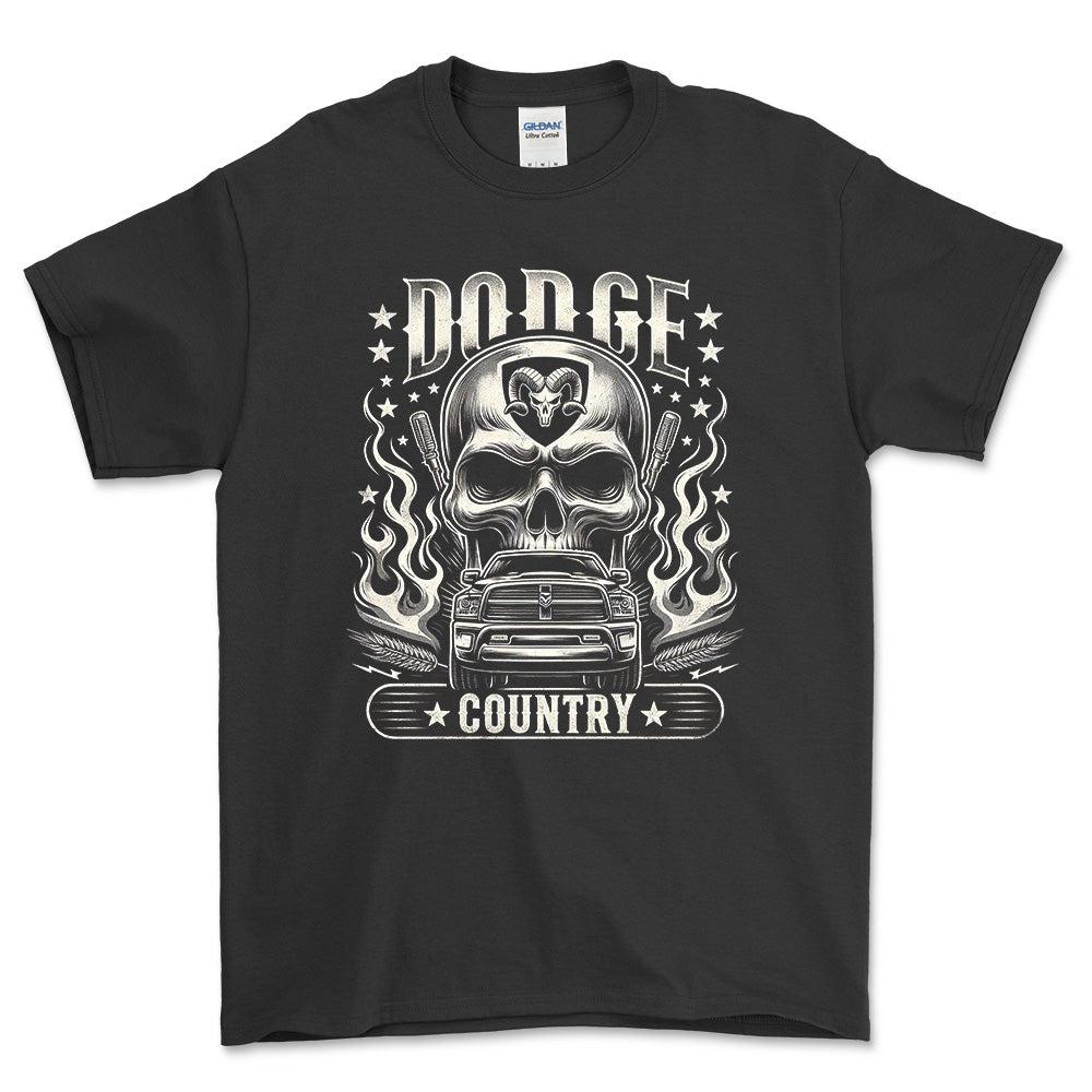 Dodge RAM - Dodge Country T-Shirt-Beklædning-Dodge-Sort-S-Garage Culture Shop- garage - man cave - merchandise