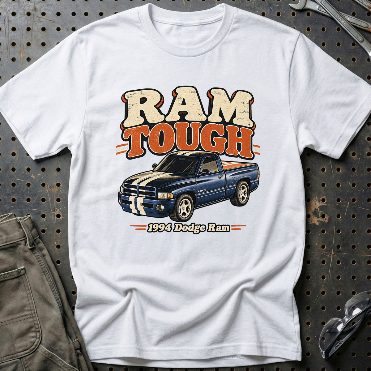 
Dodge Ram 1994 – Ram Tough T-Shirt – Hvid