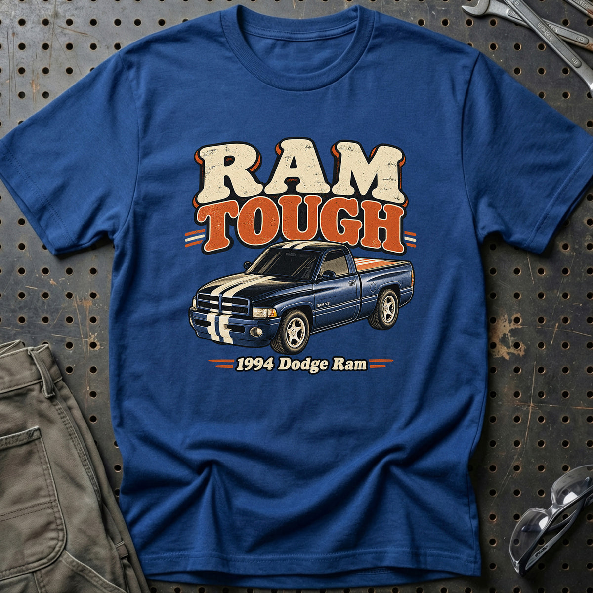 
Dodge Ram 1994 – Ram Tough T-Shirt – Blå Royal