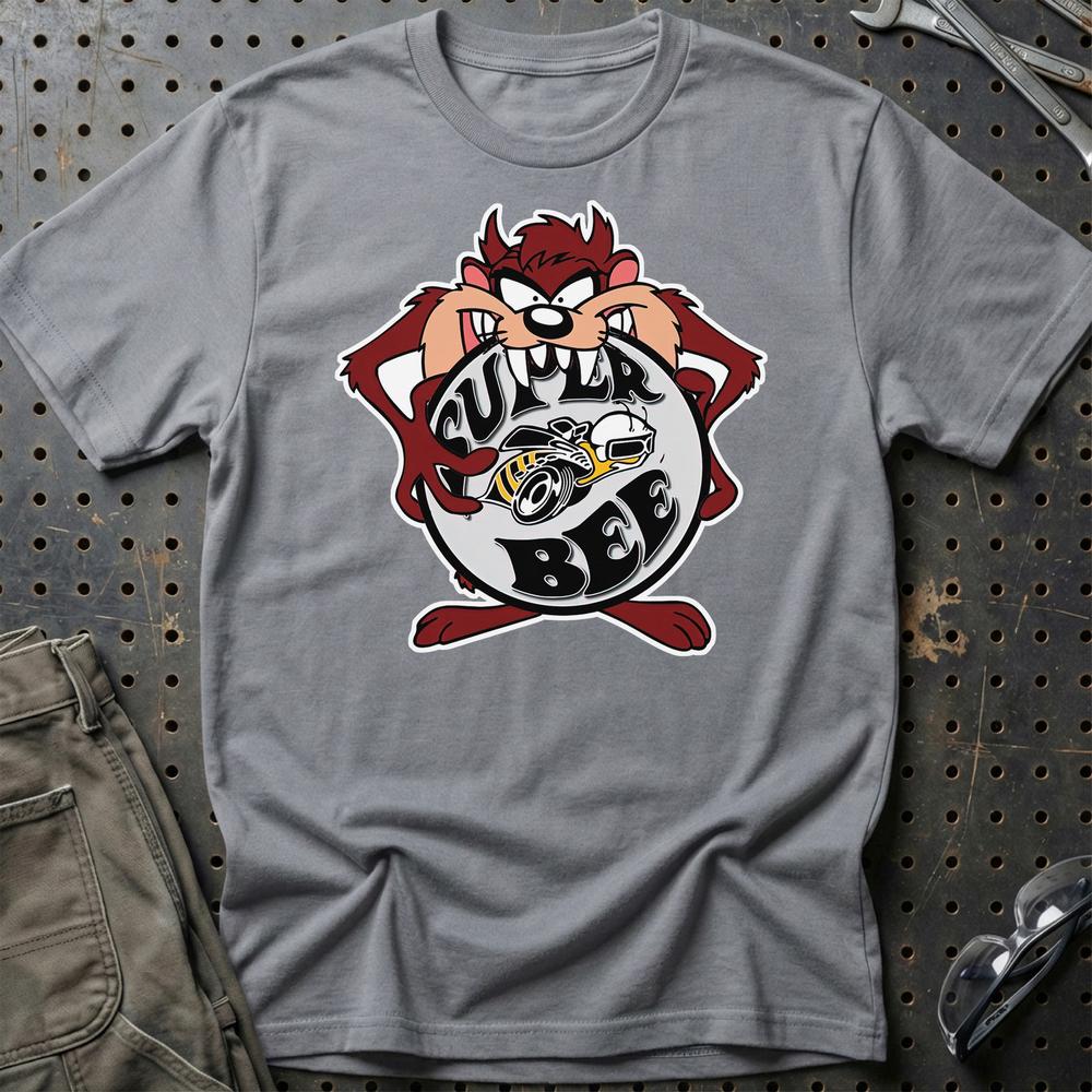Dodge Super Bee TAZ T-Shirt-Beklædning-Dodge-Grå Sport-S-Garage Culture Shop- garage - man cave - merchandise