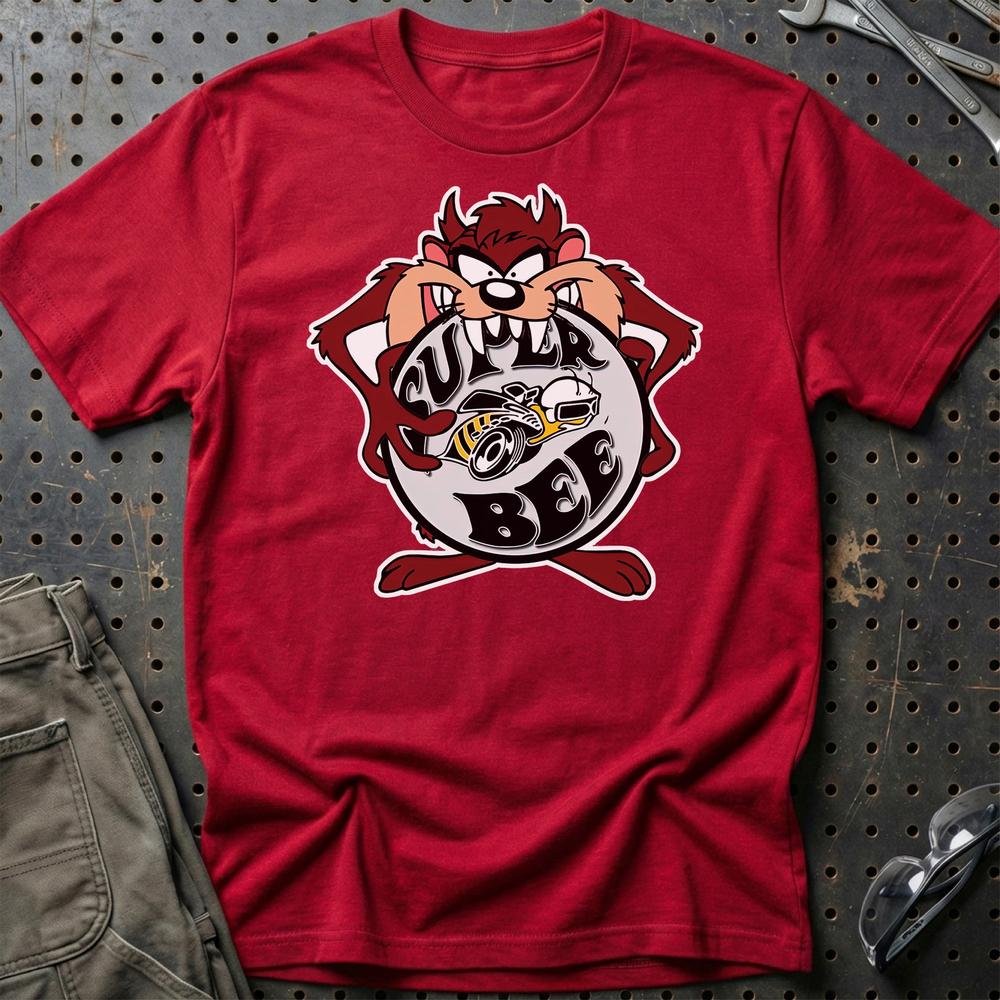 Dodge Super Bee TAZ T-Shirt-Beklædning-Dodge-Rød-S-Garage Culture Shop- garage - man cave - merchandise