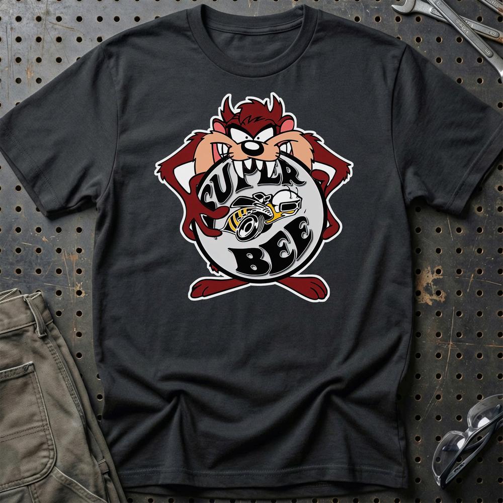 Dodge Super Bee TAZ T-Shirt-Beklædning-Dodge-Sort-S-Garage Culture Shop- garage - man cave - merchandise