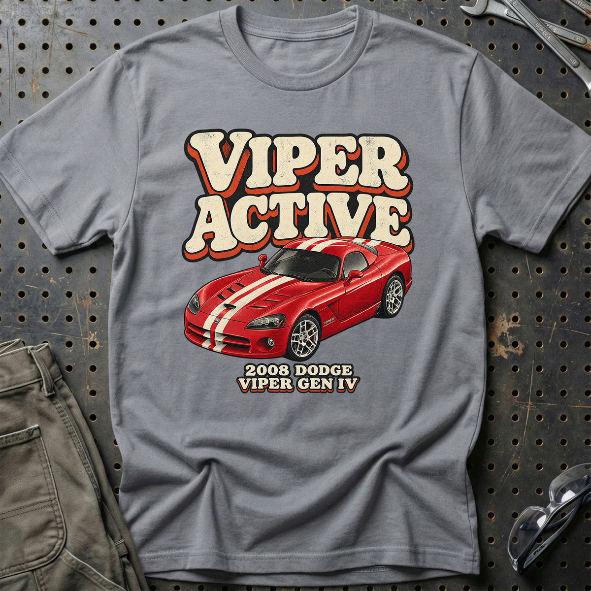 
Dodge Viper Gen IV 2008 – Viper Active T-Shirt – Grå Sport