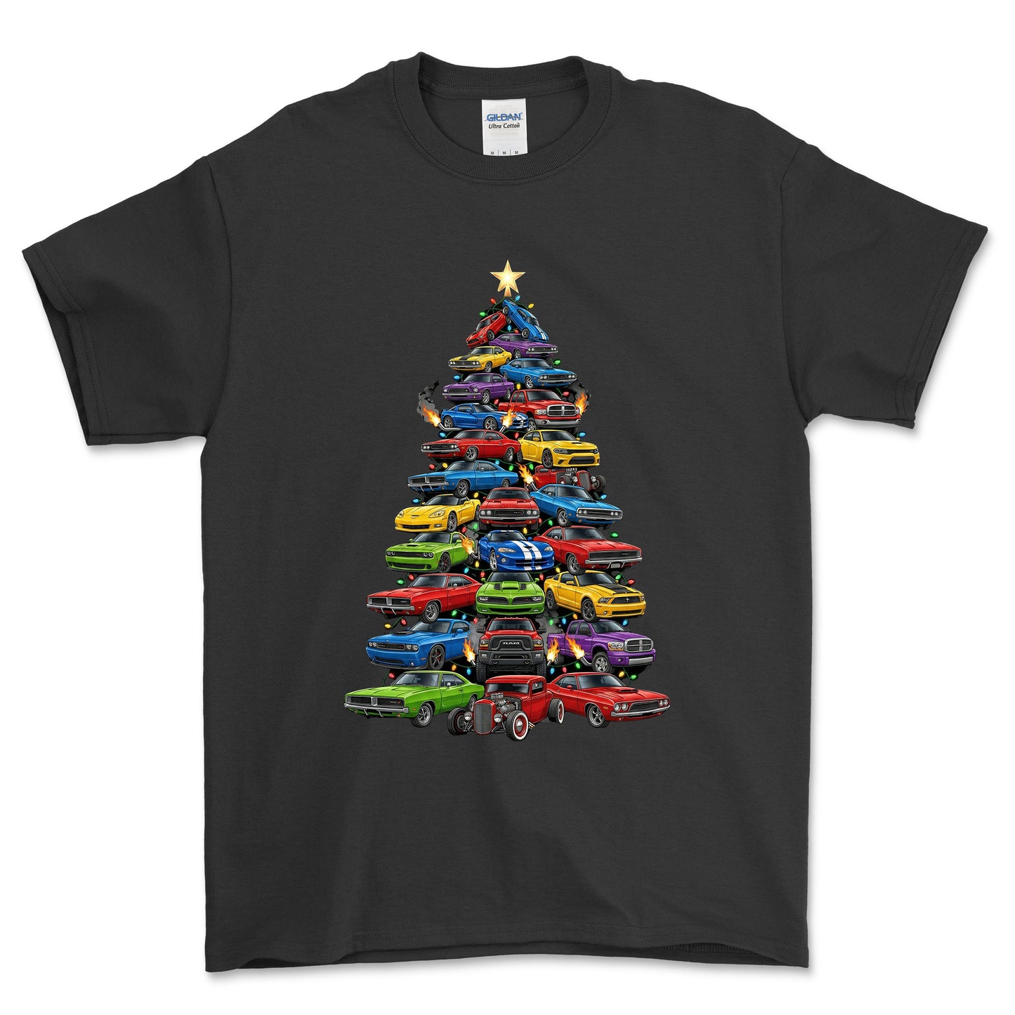 Dodge Juletræ Christmas Tree - Unisex T-Shirt