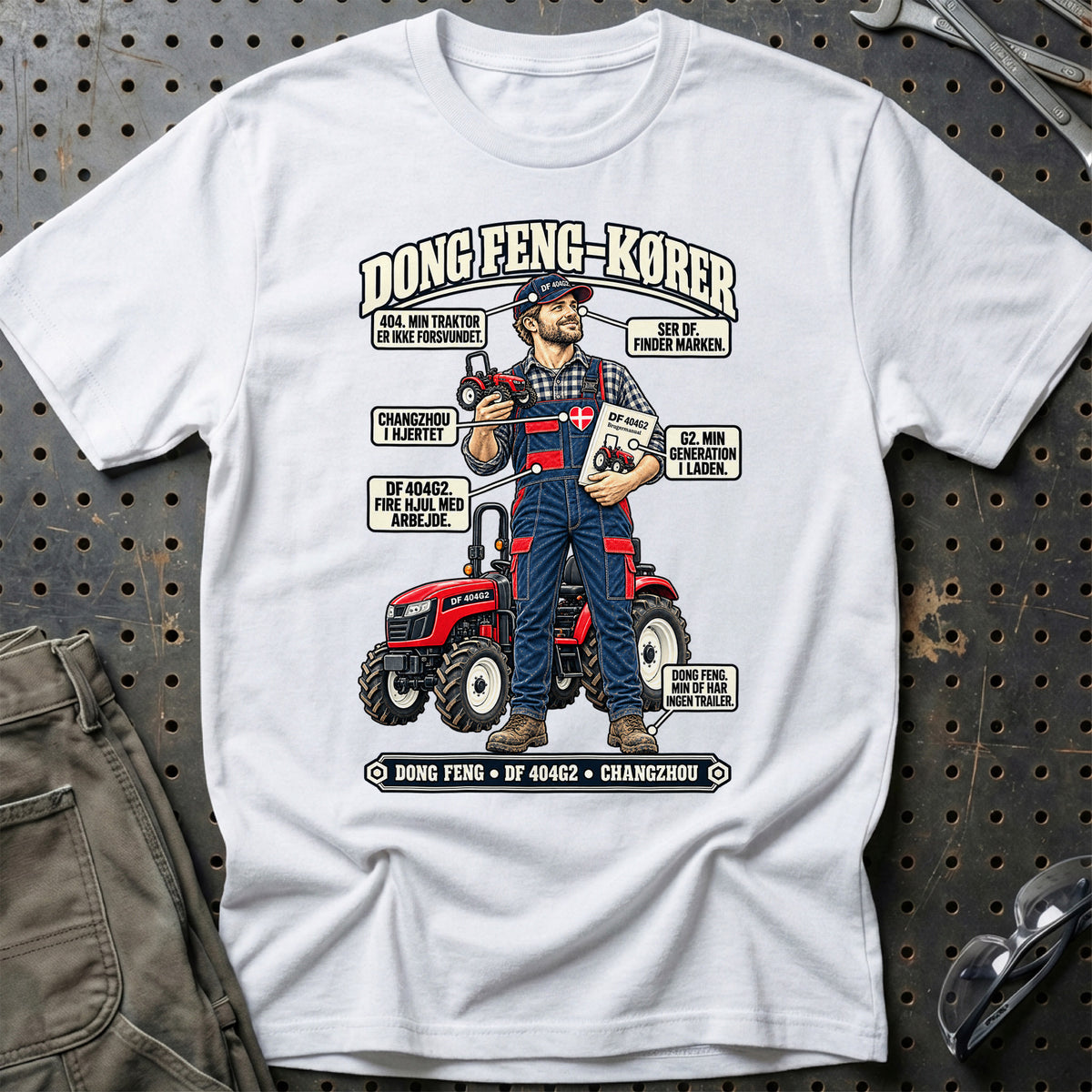 
Dong Feng-Kører T-Shirt – Hvid