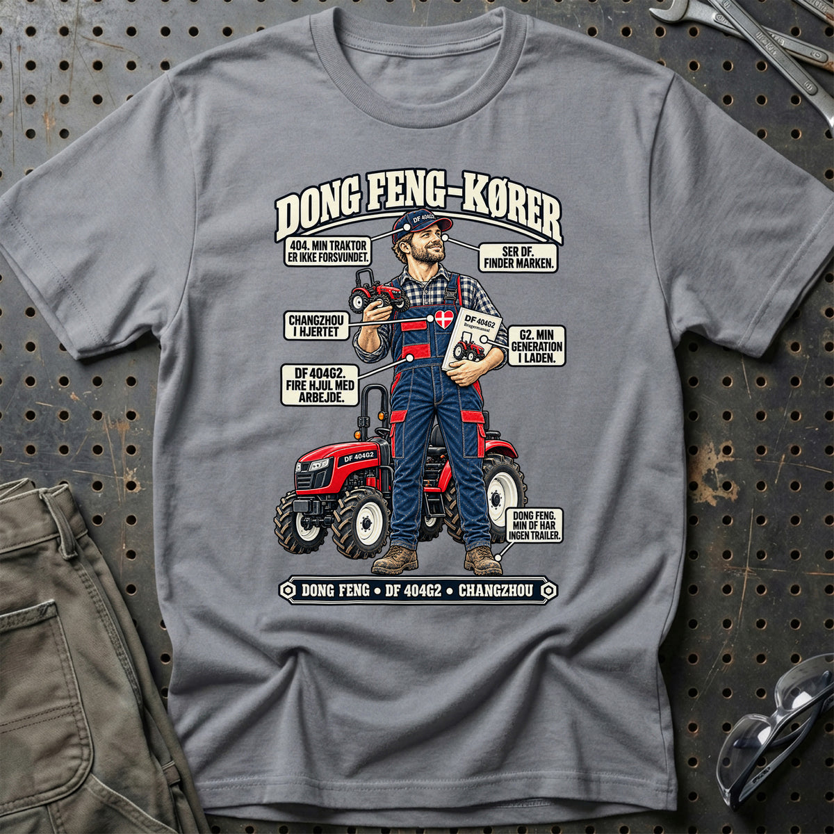 
Dong Feng-Kører T-Shirt – Grå Sport