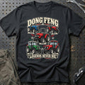 Dong Feng Legends Never Die T-Shirt-Beklædning-Dong Feng-Sort-S-Garage Culture Shop- garage - man cave - merchandise
